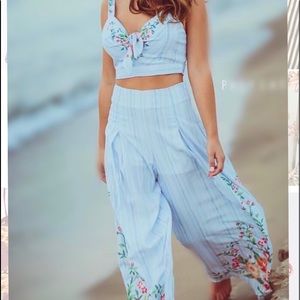 Two piece floral Jumpsuit
